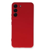 Newface Samsung Galaxy S23 Kılıf Nano içi Kadife Silikon - Kırmızı