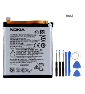 NOKIA 7 Batarya Pil TA1041-TA1100-TA1097 HE340 ve Tamir Seti