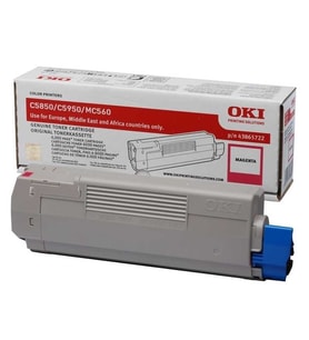 Tonersepeti Oki C5850-43865742 Kırmızı Orjinal Toner