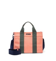 Pink Pınk Mini Çapraz Askılı Kanvas Tote Çanta