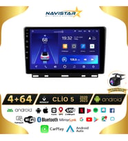Clio 5 2020-2023 Model 4GB + 64GB Android 13 Kablosuz Carplay Navigasyon Multimedya Sistemi