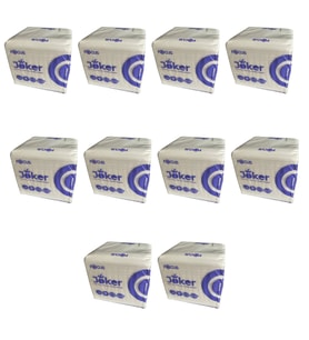 Focus Joker Masaüstü Tek Çek V Katlama Kağıt Dispenser Peçete - 2 Kat - 250 Adetlik 10 Paket