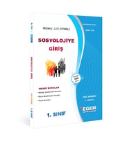 Egem Yayınları Açık Öğr. Aöf Sosyolojiye Giriş Konu Anlatımlı Soru Bankası (Çok Renkli)