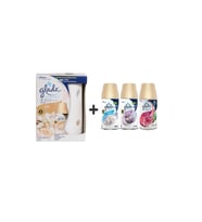 Glade Otomatik Sprey + İpeksi Vanilya + Temiz Çarşaf Ferahlığı X Lavanta Ferahlığı X Meyve & Çiçek Buketi = 3 X 269 Ml