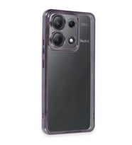 Xiaomi Poco X6 Kılıf Razer Lensli Silikon - Mor