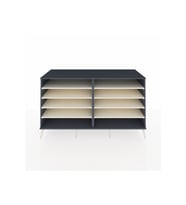 Kronos Konsol 8 Raflı  176x59x99 Antrasit-Antrasit/Aytaşı