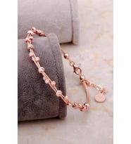 Dorika Rose 925 Ayar Gümüş Sarma Bilezik 3332