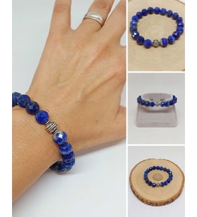 Sirius Serisi Lapis Taşı 10mm Unisex Bileklik (52924)