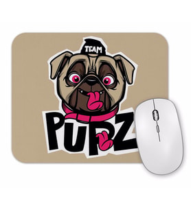 Kukla Köpek Pug Mouse Pad.jpg
