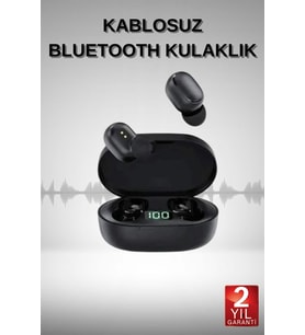 Tws Bluetooth Kulaklık Kulak İçi Kablosuz Dijital Göstergeli Çağrı Cevaplayabilen