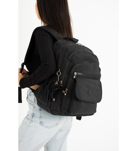 Ultra Hafif Çok Cepli Su Geçirmez Sırt Çantası Unisex Siyah (Model:571-2A)