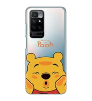 Redmi 10 2022 Uyumlu Winnie The Pooh Desenli Şeffaf Telefon Kılıfı