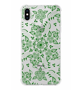 Apple iPhone XS Uyumlu Köşe Korumalı Antişok  Kapak Nostalji Desen Tasarımlı Şeffaf  Kılıf