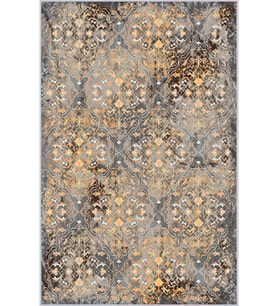 Eliana Home Baskılı, Yıkanabilir Kaymaz Taban Salon Halısı LNA1352-HT377 100x150 cm (Sarı)