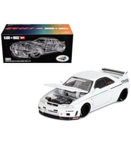Mini GT Kaido House /113 Nissan Skyline GT-R(R33) Greddy GR33 V1 Model Araba