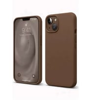 iPhone 14 Kılıf First Silikon - Kahverengi