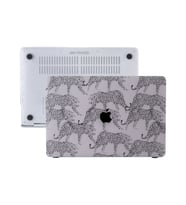 MacBook Air Kılıf HardCase A1369 A1466 2017Öncesi Uyumlu Koruyucu Kılıf Animal02 (Açık Pembe)