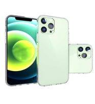 Apple iPhone 14 Pro Uyumlu Kılıf Zore Süper Silikon Kapak (Renksiz)