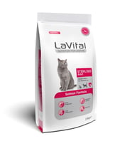 Lavital Sterilised Somon Balıklı  Kısırlaştırılmış Kuru Kedi Maması 1.5 Kg (Kahverengi)