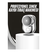 Mey İthalat® Kablosuz Tıraş Makinesi Günlük Hızlı Taşınabilir Şarjlı Yuvarlak Paslanmaz Çelik