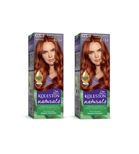 Naturals Saç Boyası Bakır Kumral 6/34 2x Paket