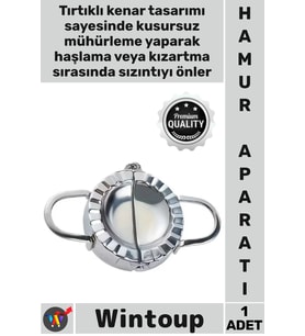 #HamurAparatı Çelik Dumpling Ravioli Pratik Çiğ Börek Mantı Poğaça Kalıbı Şık Hamur Kapatma Aparatı
