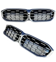 BMW G20 Panjur Diamond LCİ Gri / Gri Çerçeve