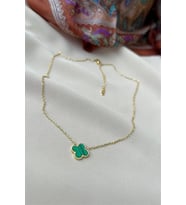 Van Cleef Alhambra 316l Çelik Kolye (Gold)