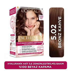 Loreal Excellence Creme Saç Boyası 5.02 Bronz Kahve