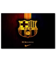 Cakatabloo Barcelona Sor Kulübü Logo MDF Tablo