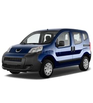 Peugeot Bipper Krom Cam Çıtası 2 Prç 2007-2017