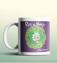 Kişiye Özel Rick and Morty Rick 3 Beyaz Renk Kupa (Beyaz)
