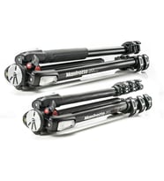 Manfrotto Mt055Xpro3 055 Alüminyum Tripod (3 Segment Dahil), Siyah (Çok Renkli)