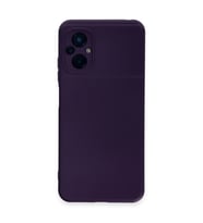 Xiaomi Poco M5 Kılıf Nano İçi Kadife Silikon - Mor