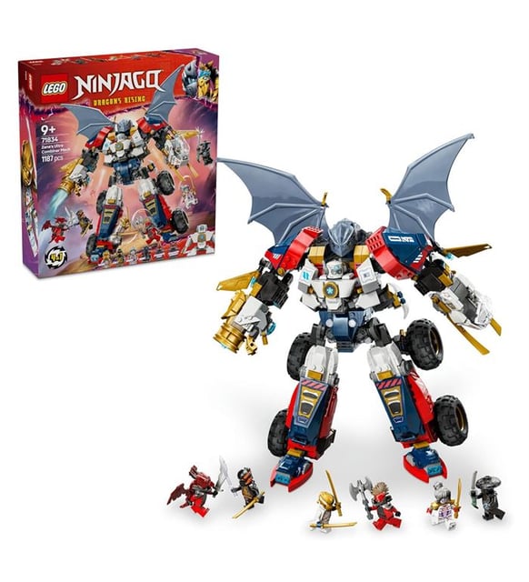 megyu LEGO NINJAGO Zane in Ultra Kombo Mechi 4ü 1 Arada 71834