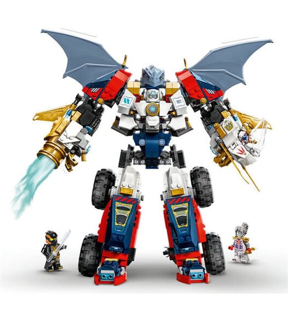 LEGO NINJAGO Zane in Ultra Kombo Mechi 4ü 1 Arada 71834
