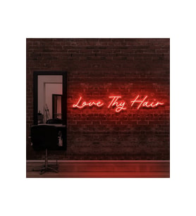 Love Thy Hair Yazılı Neon Tabela