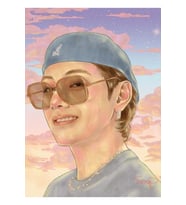 Taehyung - Dinamit Tablo Ahşap Poster Dekoratif Kod2997