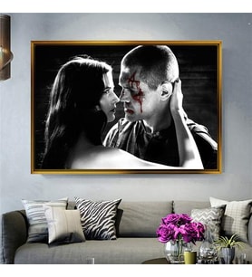 Altın Çerçeveli dekoratif tablo l54 (Gold)