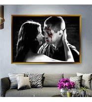 Altın Çerçeveli dekoratif tablo l54 (Gold)
