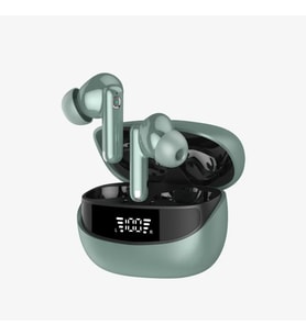 S34 ANC & ENC Oyuncu TWS IPX5 Bluetooth Kulaklık (Yeşil)