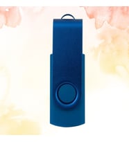 KİŞİYE ÖZEL İSİM BASKKILI PLASTİK KUTULU USB BELLEK 3.0 32 GB (Mavi)