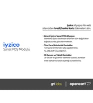 OpenCart - İyzico Sanal POS Modülü