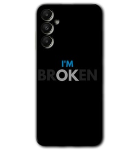Galaxy A05s Kılıf HD Desen Baskılı Kılıf - Im Broken