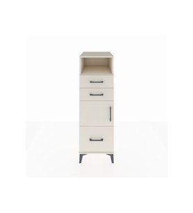 Kronos Dolap 2 Raflı 3 Çekmeceli Tek Kapaklı 44x59x134 Aytaşı-Aytaşı