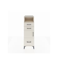 Kronos Dolap 2 Raflı 3 Çekmeceli Tek Kapaklı 44x59x134 Aytaşı-Aytaşı