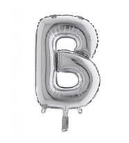 Folyo balon harf b gümüş 40 inc p1-