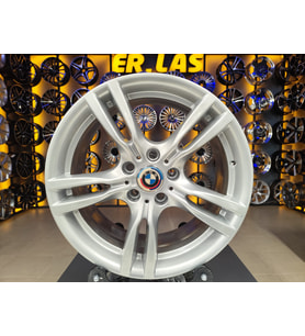 4 Adet BMW ORIJINAL 8-9*18 5*120 ET34 72.6 SILVER JANT REVİZE EDİLMİŞ (Takım)