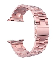 Microsonic Apple Watch Series 7 45mm Metal Stainless Steel Kordon Rose Gold
