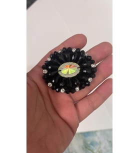5X5 CM TAŞ VE BONCUK İŞLEME APLİK YAMA ARMA AKSESUAR